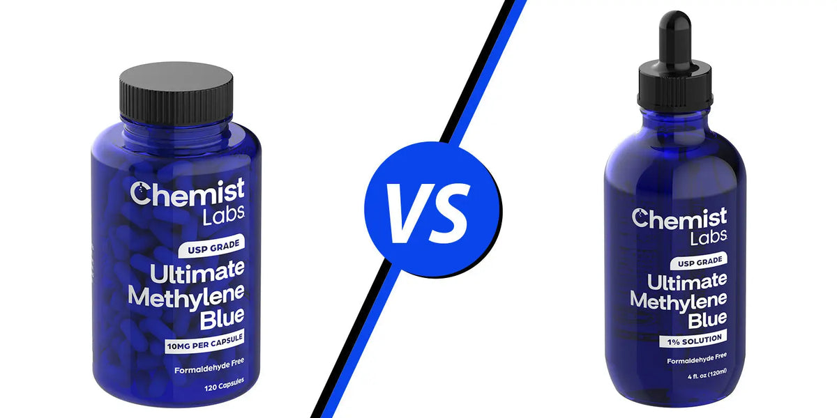 Methylene Blue Capsules vs. Tincture Dropper Bottle: Which One is – The ...