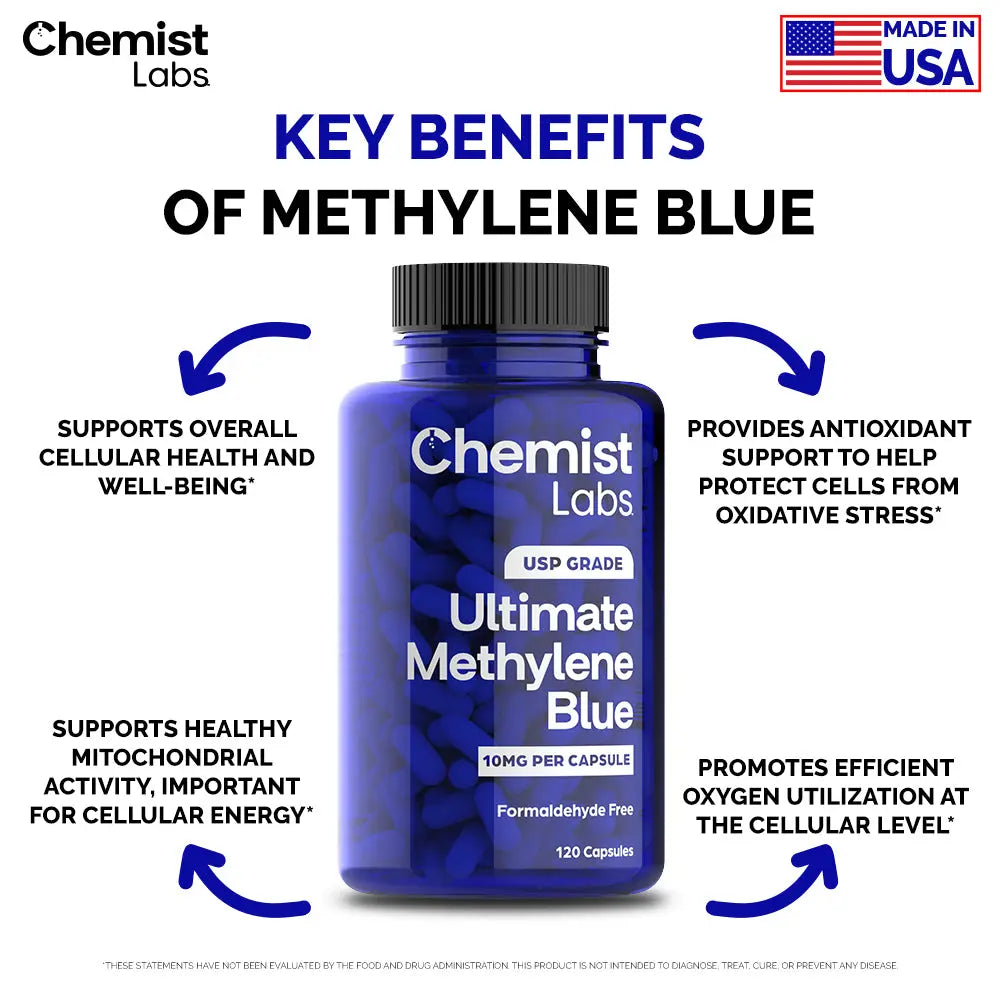 chemist labs methylene blue capsules benefits