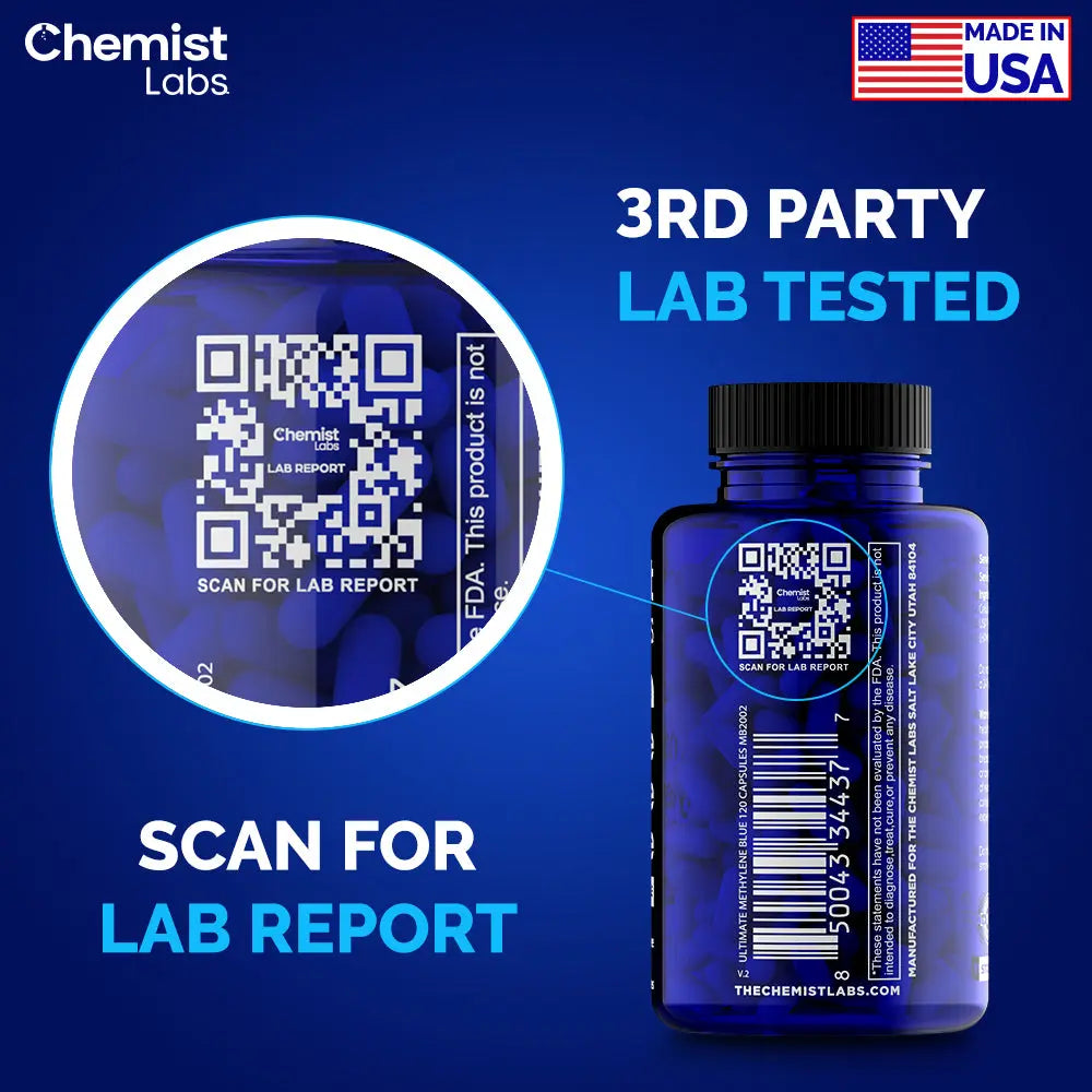 methylene blue capsules 3rd party tested