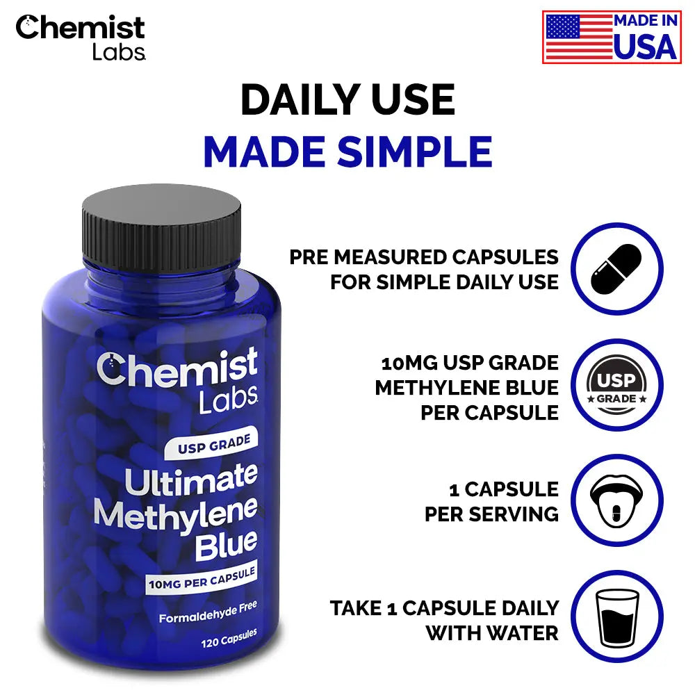 methylene blue capsules for humans