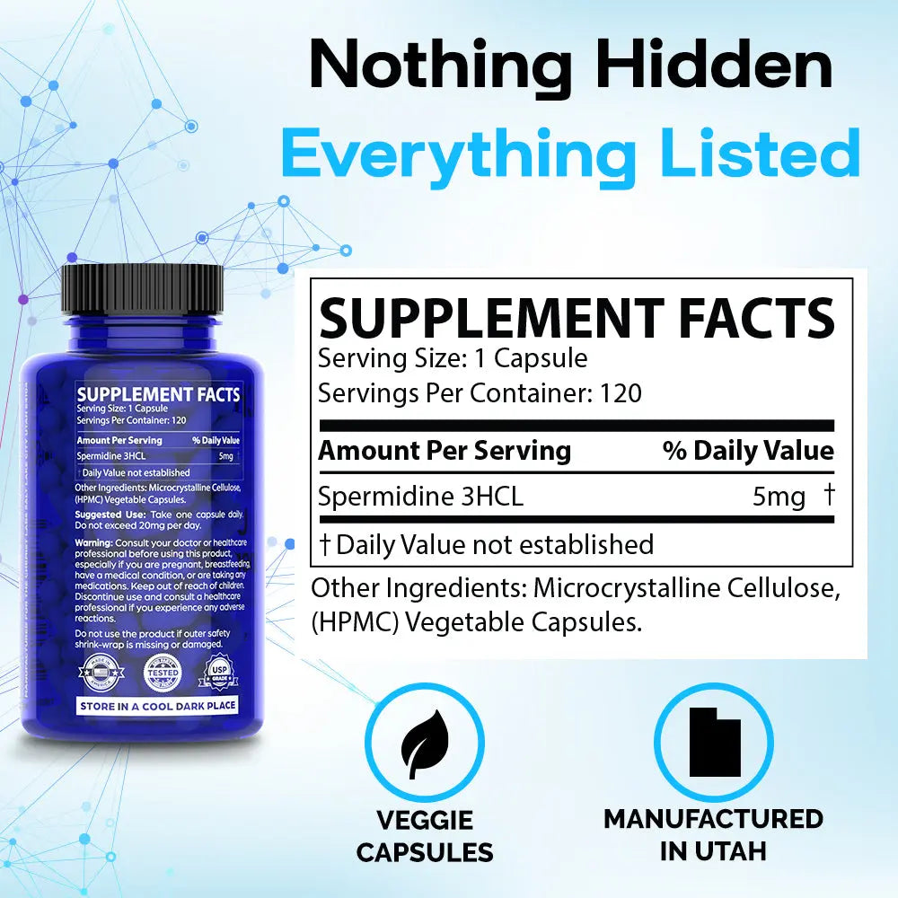 Chemist Labs Spermidine Capsules The Chemist Labs
