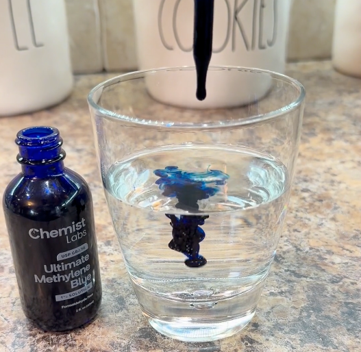 how to take methylene blue drops orally