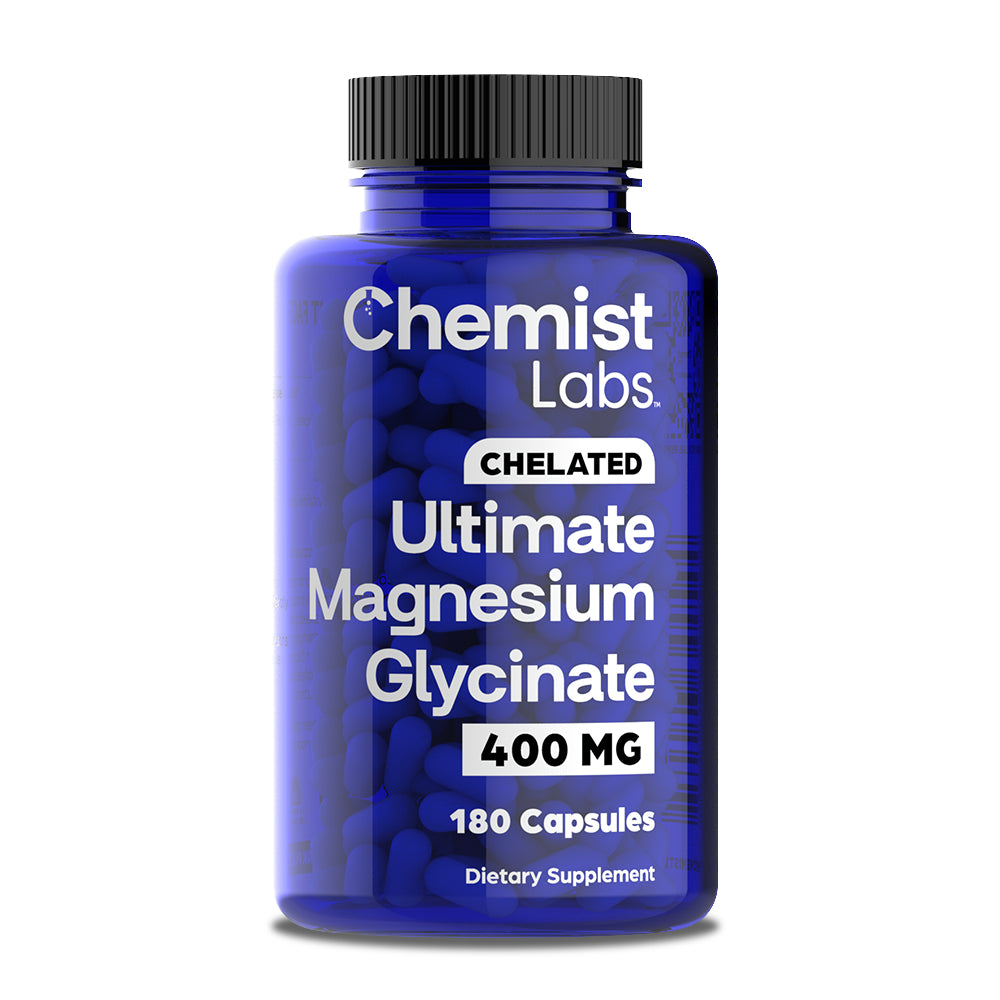 Chemist Labs Magnesium Glycinate 400mg The Chemist Labs
