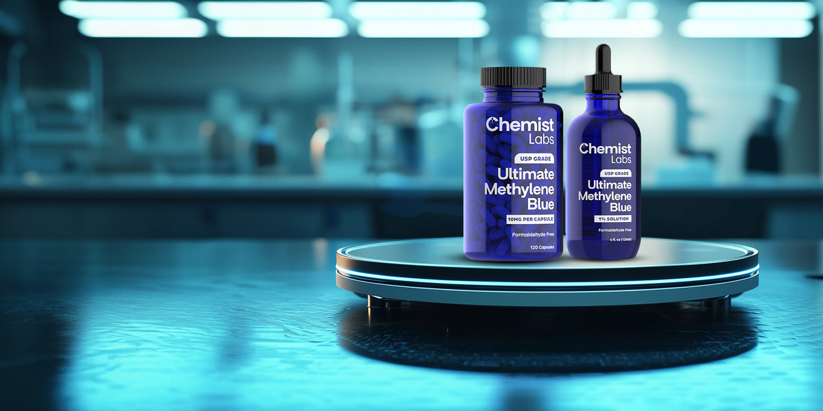 The Chemist Labs | Methylene Blue Capsules and Liquid